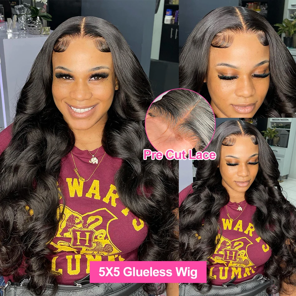 Rosabeauty 250% 13x6 HD Transparent Body Wave Lace Front human hair Wig Brazilian 13x4 Body Wave 5x5 Lace Closure Wig For Women 2