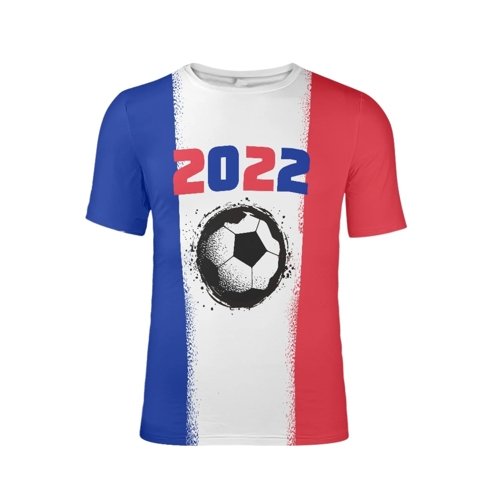 HAOHOAWU Sports Soccer Jersey Childrens France Soccer Jersey 2018 World Cup Team France Football T-Shirt Shorts Waist Child Boy 
