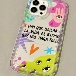 Vibrant Lucky Evil Eye TPU Phone Case for Honor 100 (1)