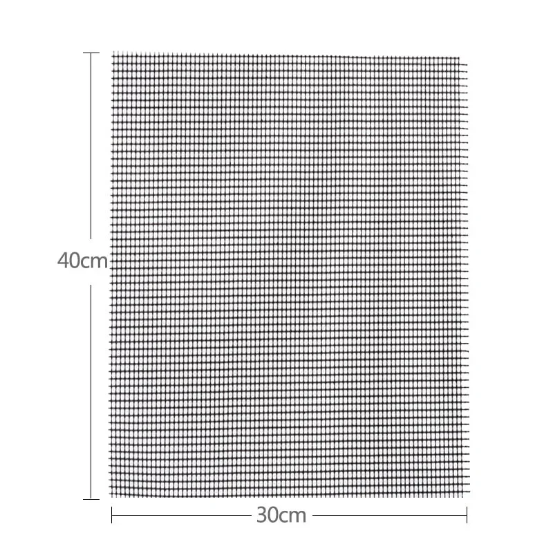 Reusable BBQ Mesh Grill Mat Nonstick Mesh Grilling Mats Easy to Clean Works on Gas Charcoal Electric Grill Barbecue Accessories