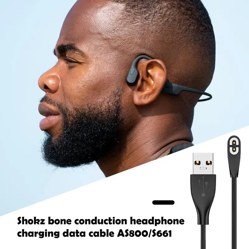 For Shokz AS800 S803 S810 OpenComm OpenRun AfterShokz Aeropex OpenRun Pro Mini Bone Conduction Headphones Magnetic Charing Cable