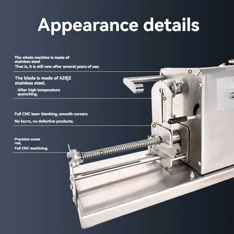 Stainless Steel Commercial Fully Automatic Stretching Potato Tower Machine Creative Snack Equipment
