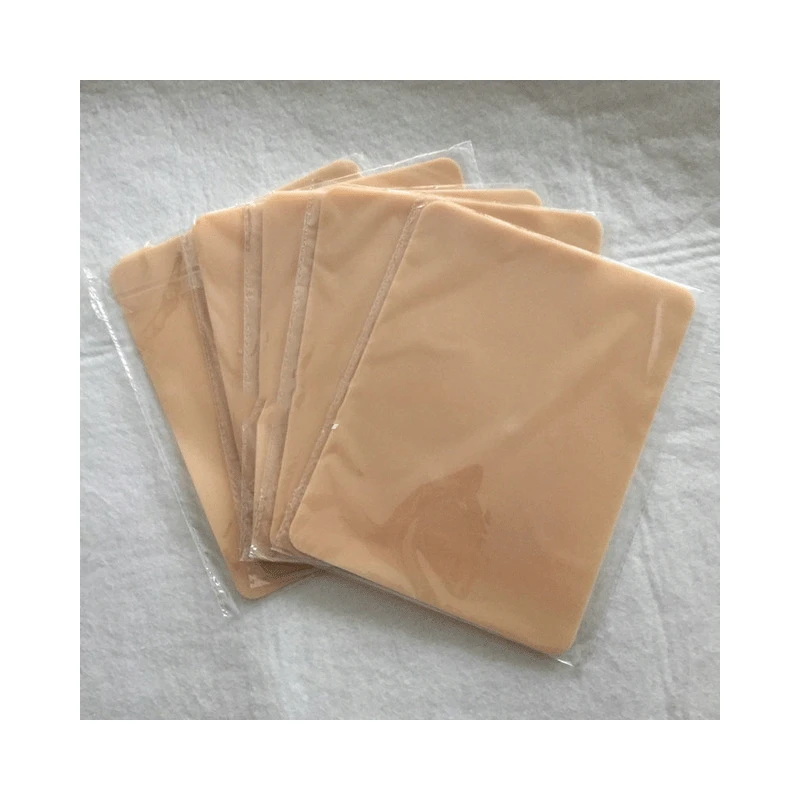 

5pcs 20 X 15cm Fake Tattoo Skin Artificial Soft Leather Silicone Rubber Suitable for Beginners