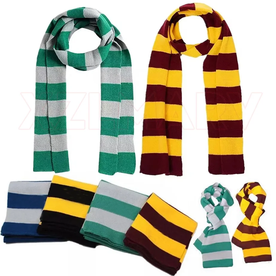 Scarf Wizarding Academy Red Scarf Holiday Theme Party Costume Accessories Unisex Adult Child Cospaly Warm