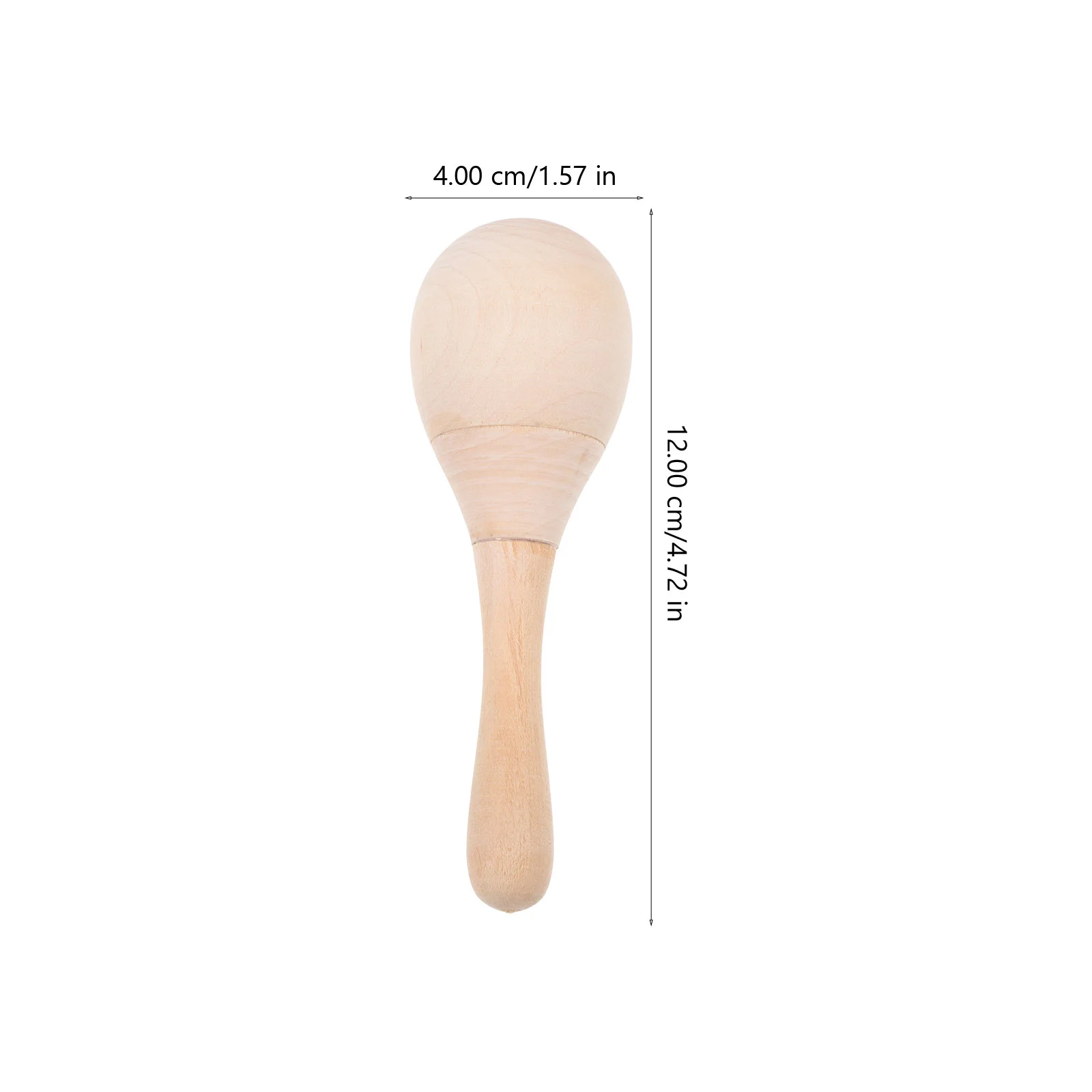 통나무 마라카스 교육용 망치 장난감, DIY 페인트 모래 망치, 유용한 교육 소품, 어린이  장난감, 10 개