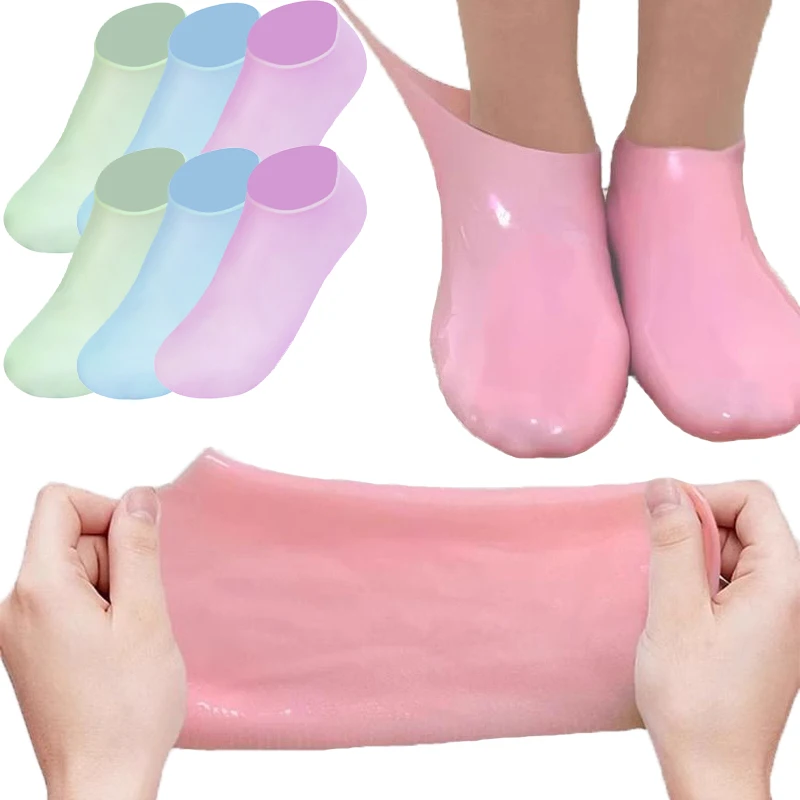 Silicone Moisturizing Foot Socks for Cracked Feet Care