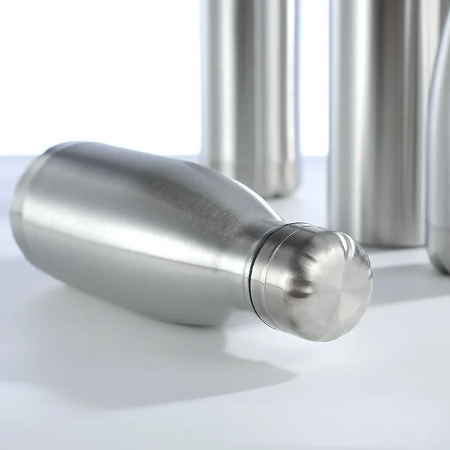 Stainless Water Bottle Portable Gym Outdoor Sport Bike Cycling Drinking Water Bottles Drinkware Leakproof Vacuum Cup 3