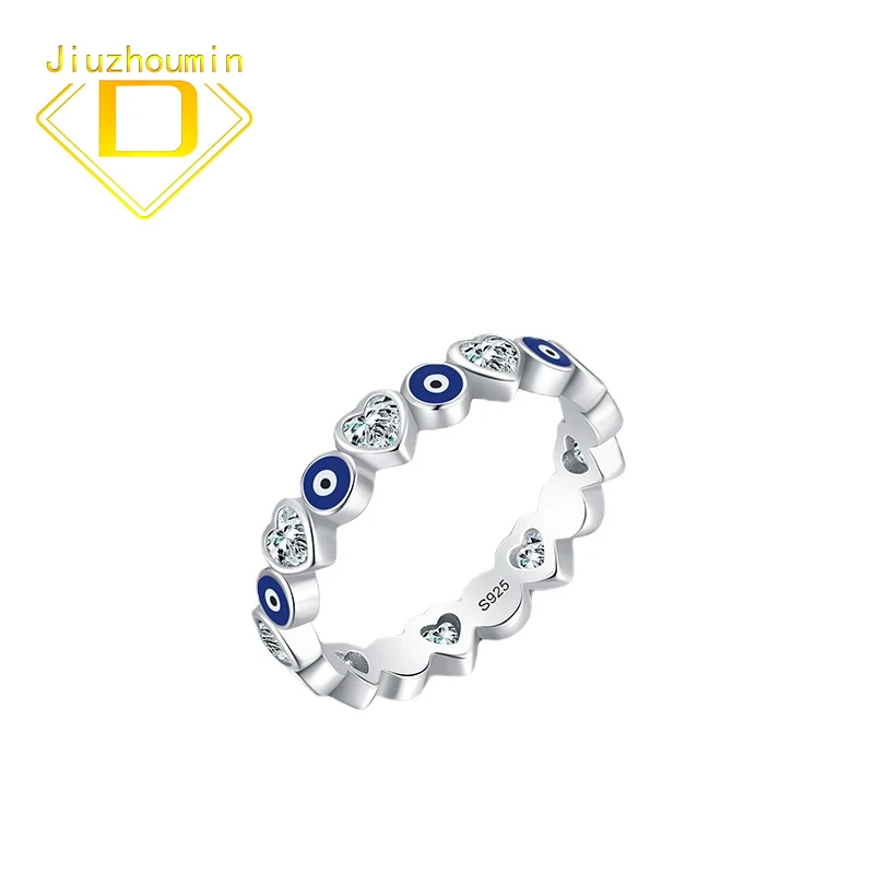 

Hot Selling S925 Sterling Silver Heart Zircon Ring Female Original Design Fashion All-match Fine Jewelry Ring Gift for Women New