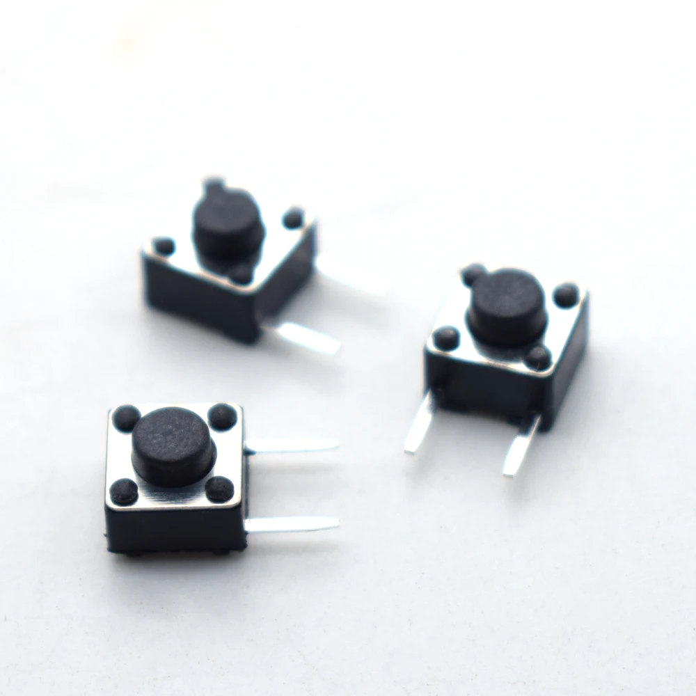 YUSIJIE 2-pin button Welding trigger light touch button 6*6*5 small button