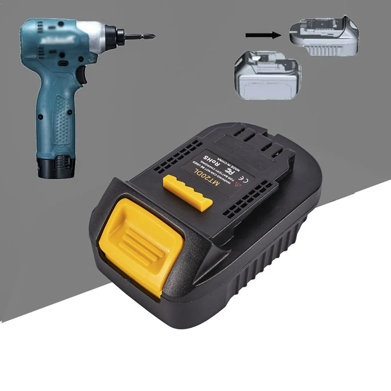 

MT20DL Battery Adapter For Makita 18V 20V Bl1830 Bl1860 Bl1815 Li-Ion Battery For Dewalt 18V 20