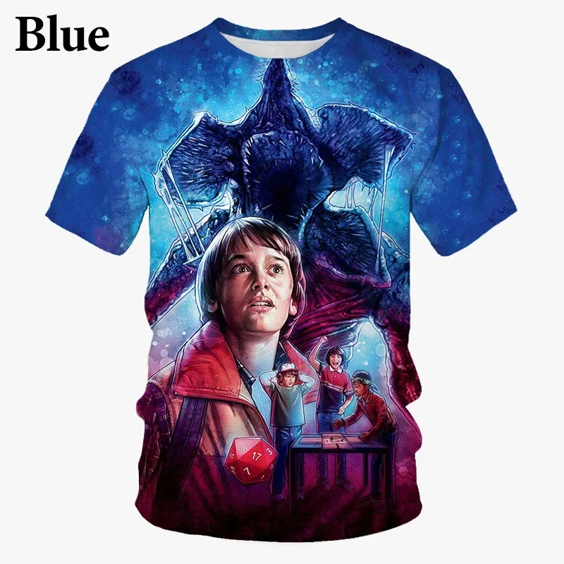 thumbnail image 1 of The Latest Fashion Hot Selling Science Fiction Horror Movie 3D Printed T-shirt Men and Women Love Summer Casual Crewneck T-shirt, 1 of 4