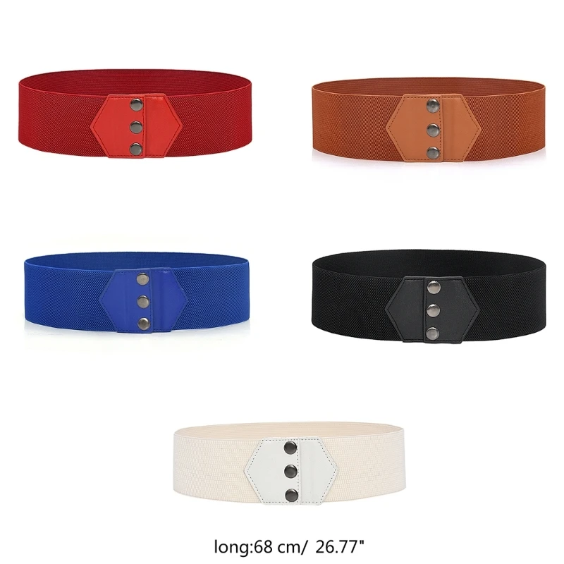 Elastic Corset Wide Belt  Belt Wide Dress Belt Stretchy Belt for Dresses Dropship