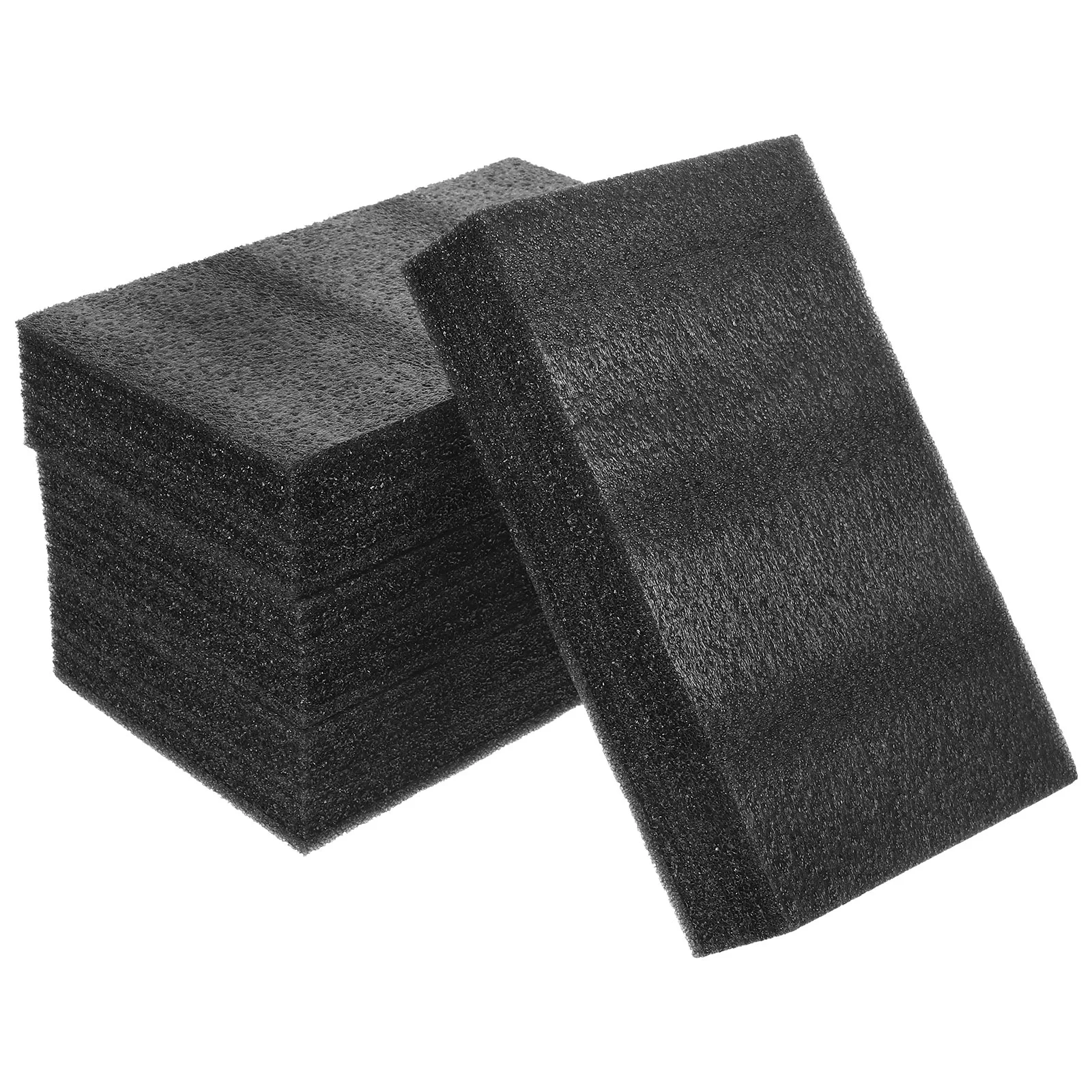 

4 Pcs Black 25*15*5cm Grid Packaging Liner Foam Toolbox Packing Accessory Express Board Inserts Pearl Cotton