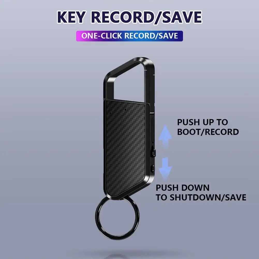 128GBKeychainSoundActivatedVoiceRecorderKeyHookMiniDictaphone