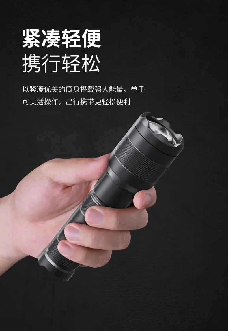 Newest SF2 White Laser Flashlight LEP 1500 Meter Built in 21700 Battery