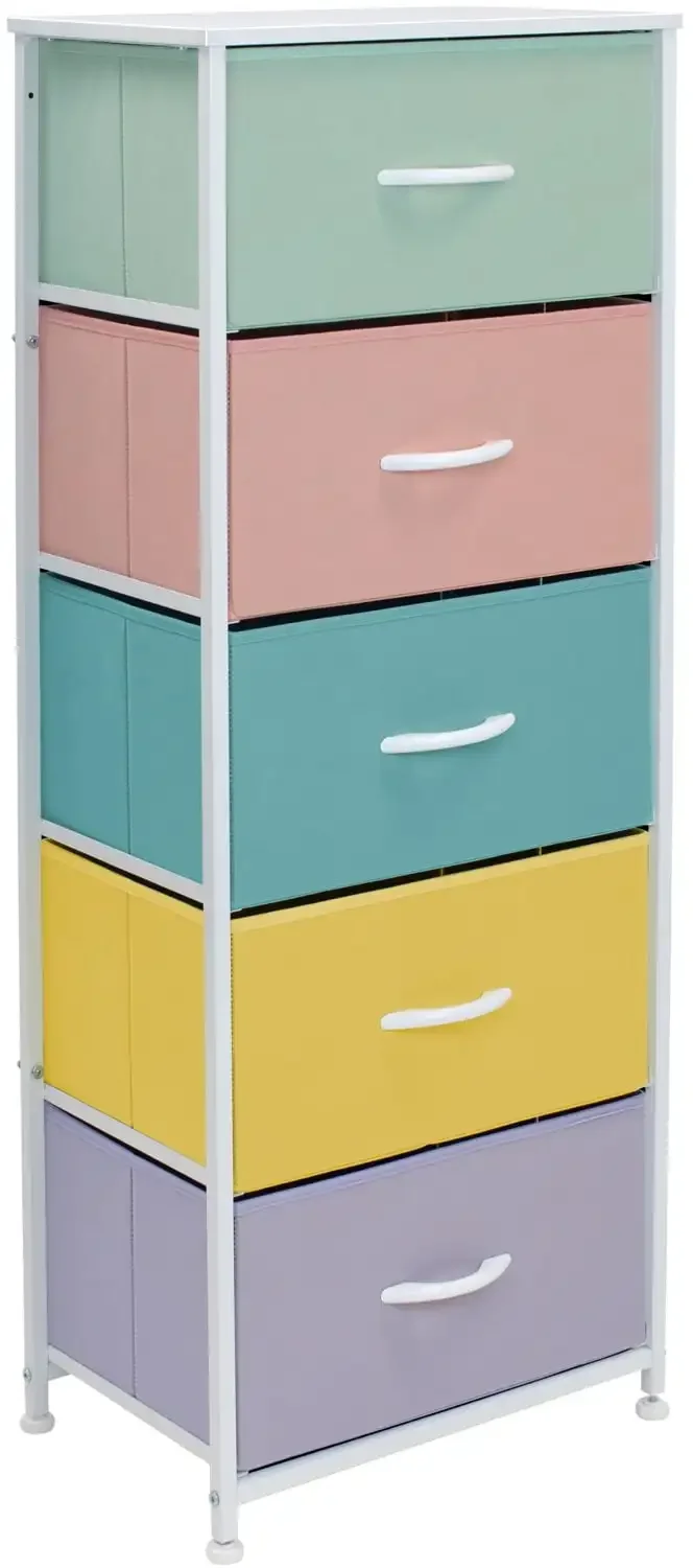 Sorbus Foldable Drawer Dividers, Storage Boxes - Set of 4 - Aqua