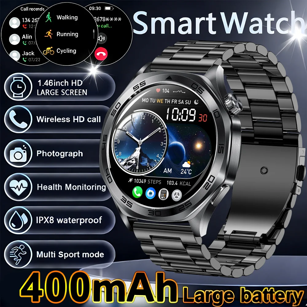 Smartwatch, quadrante personalizzabile, diverse modalità sportive, risposta/effettua chiamate, promemoria messaggi, adatto sia per uomini che per donne