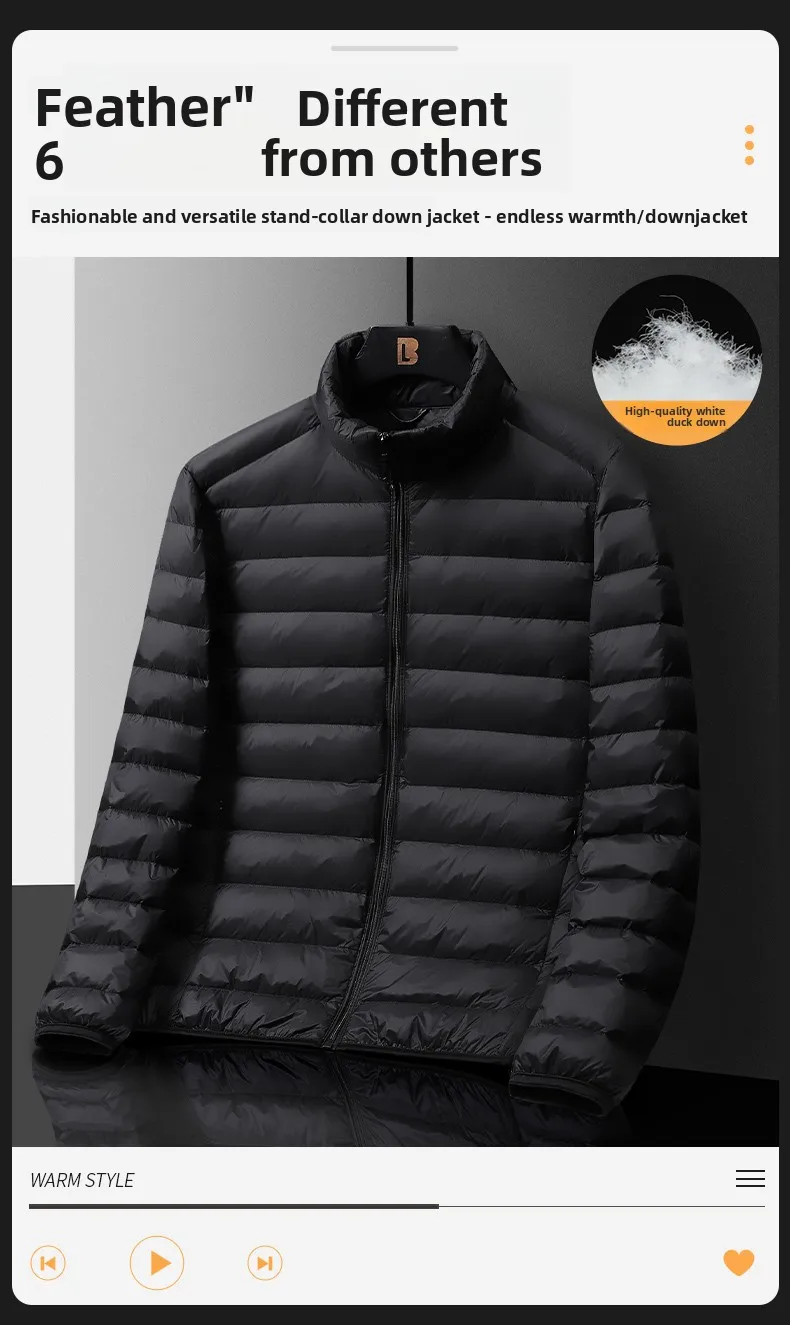 Ultralight Down Jacket - Side View