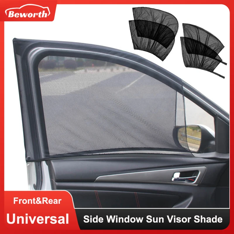 Vitre Latérale Voiture Sun Shade Protection Uv Protection Anti Mosquito  Fenêtre Filet Mesh Respirant