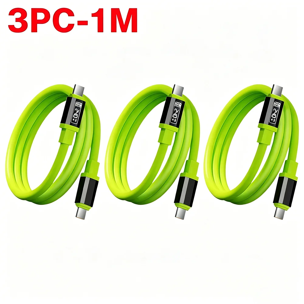 ตัวเลือกสินค้า USB-C 240W สายชาร์จเร็ว PD สำหรับ iPhone Samsung Xiaomi Huawei