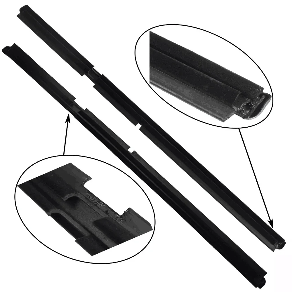 Window Weatherstrip Belt Trim Door Windows Glass Waterproof Sealing Rubber Strips For Jeep Grand Cherokee II WJ WG 1998-2005 For Car Window Weatherstrips