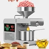 X8S New Upgraded Intelligent Temperature Control Oil Press Stainless Steel Cold Press Flaxseed Peanut Coconut Meat Oil Press 6