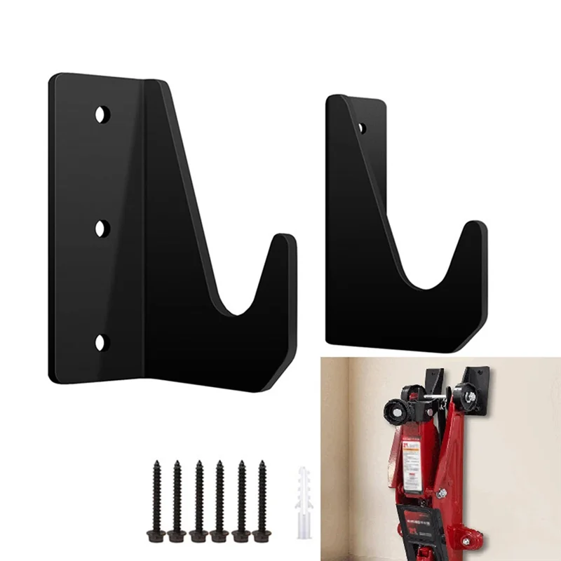 A45G-Floor Jack Stand Rack Wall Mount Organizer Car Hydraulic Trolley Jack Stands Holder Wall Storage Rack Mount Brackets