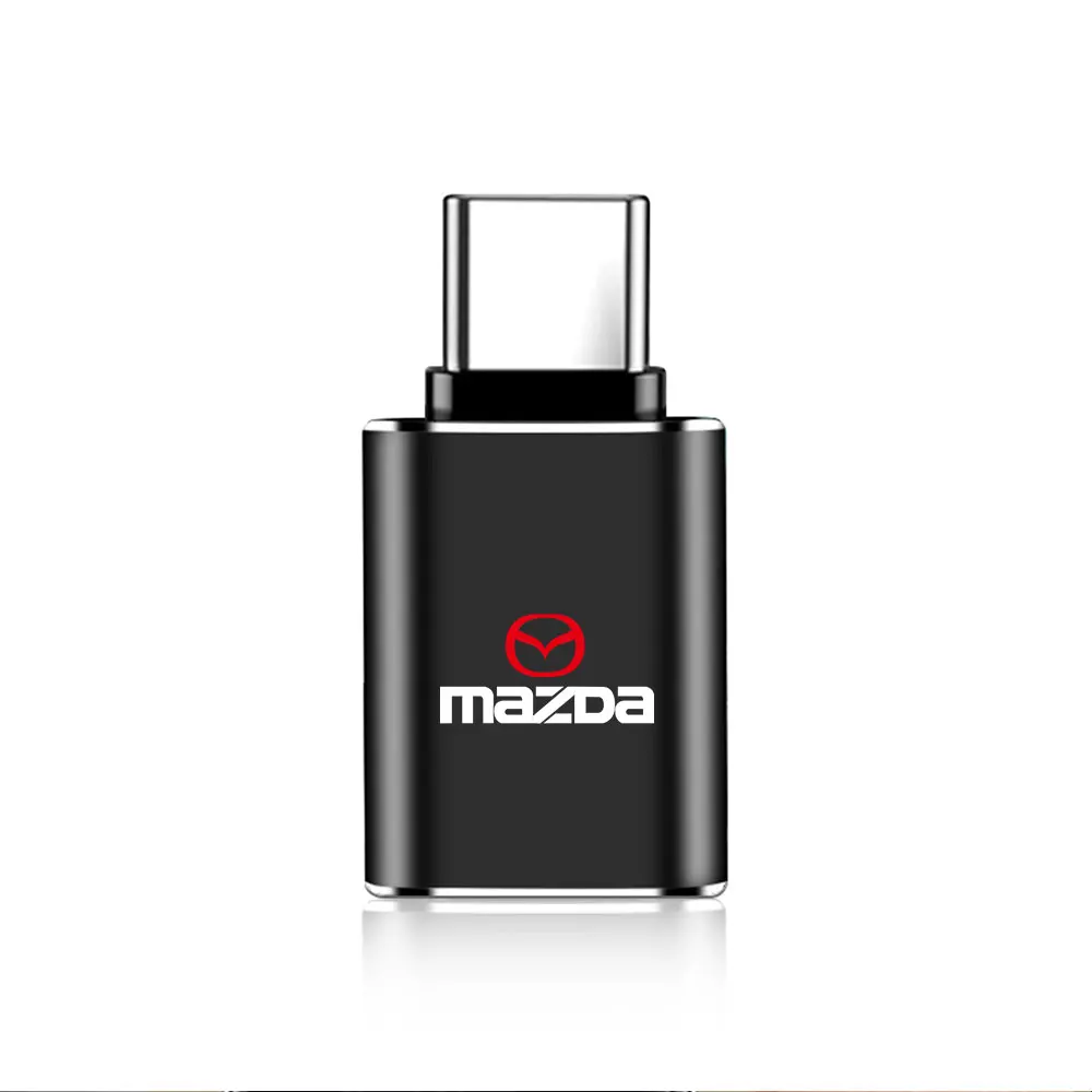 마쓰다 3 6 CX-5 2 CX3 CX9 MX5 RX8 악셀라 데미오 아텐자 MS 스피드 데미오용 C타입 OTG 남성-USB 여성 어댑터 컨버터 커넥터