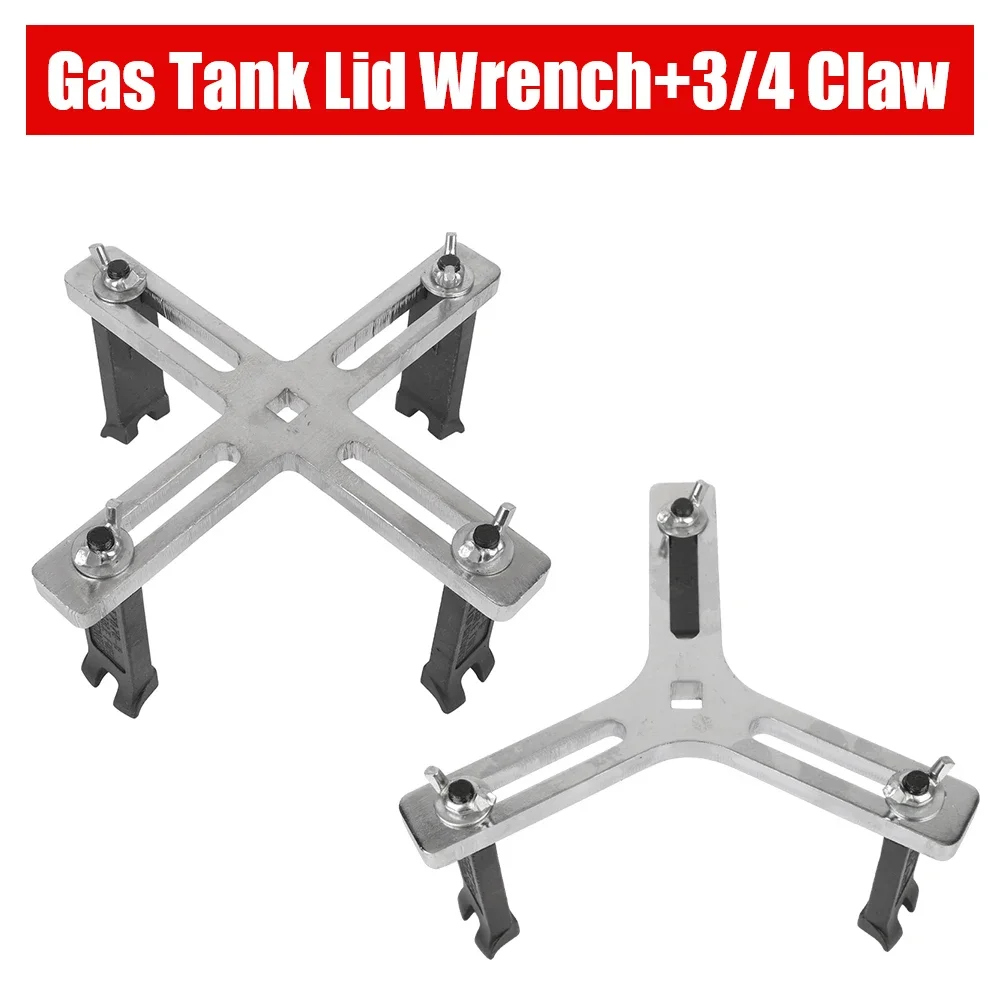 

For Straight Bending Fuel Tank Pump Disassembly 3/4 Claw Adjustable Removal Tool Universal Gasoline Pump Wrench