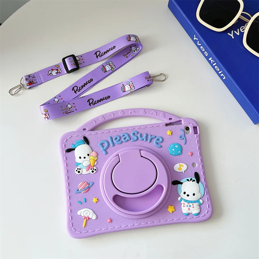 Cartoon Pochacco Silicone Tablet Protective Case