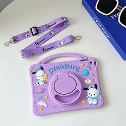 Cartoon Pochacco Silicone Tablet Protective Case - Pro11 2020 2021 2022 (Purple - SP)