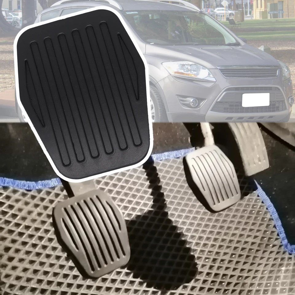 2X BRAKE AND CLUTCH PEDAL PAD RUBBERS FOR FORD KUGA FOCUS MK2 Mk3 C Max 1234292