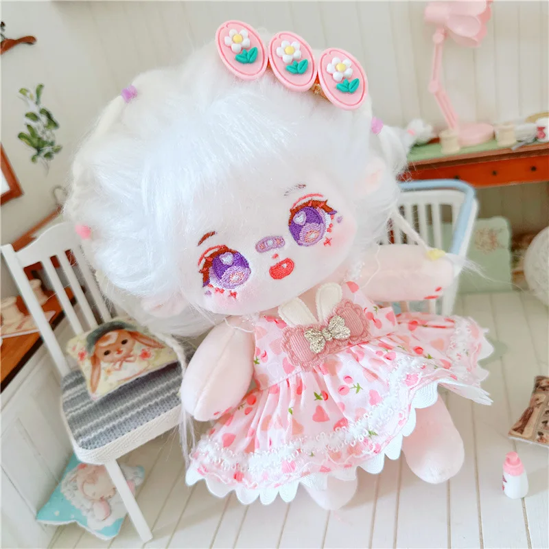 

Кукла хлопчатобумажная с белыми волосами, 20 см