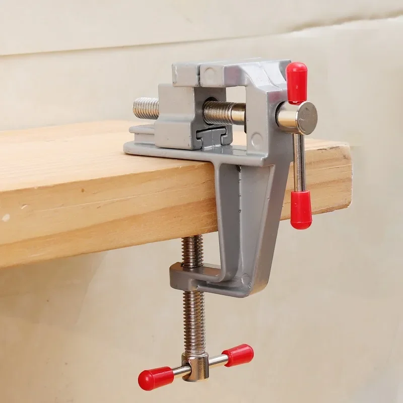 Mini Aluminium Alloy Table Vise Multi-functional Bench Clamp Screw Vise For DIY Hand Craft Mold Fixed Repair Tool Workbench Vise 3