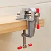 Mini Aluminium Alloy Table Vise Multi-functional Bench Clamp Screw Vise For DIY Hand Craft Mold Fixed Repair Tool Workbench Vise 3