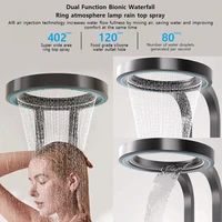 ระบบฝักบัวอาบน้ำแบบติดผนังสุดหรู พร้อมจอแสดงผลดิจิตอล ฝักบัวแบบเรนชาวเวอร์ สำหรับห้องน้ำ พร้อมก๊อกผสมทองเหลือง ชุดฝักบัวอาบน้ำครบชุด 2