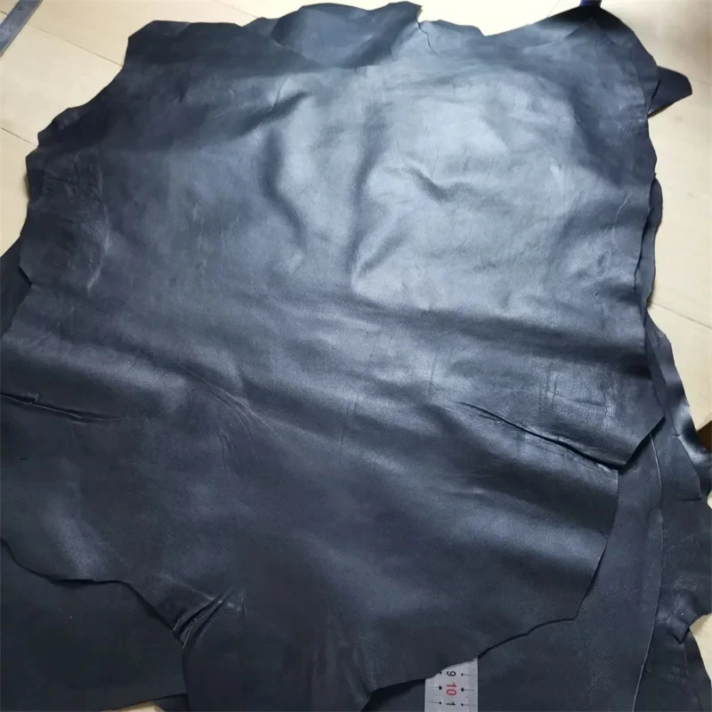 두꺼운 블랙 양가죽, 탑 가죽, 리얼 가죽 원단, 수제 DIY 신발 가방, 1mm 전체 판매