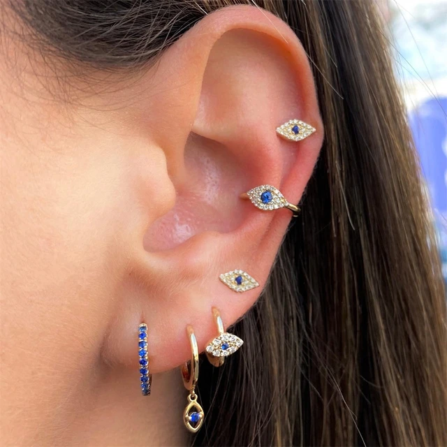 Flipkart.com - Buy Cradial Evil Eye Coral Triangle Earrings Metal Drops &  Danglers Online at Best Prices in India