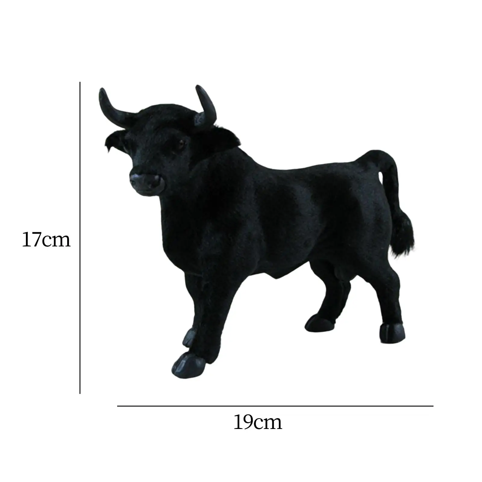 Handicraft Bull Doll Realistic Detailed Action Figures Crafts for Children