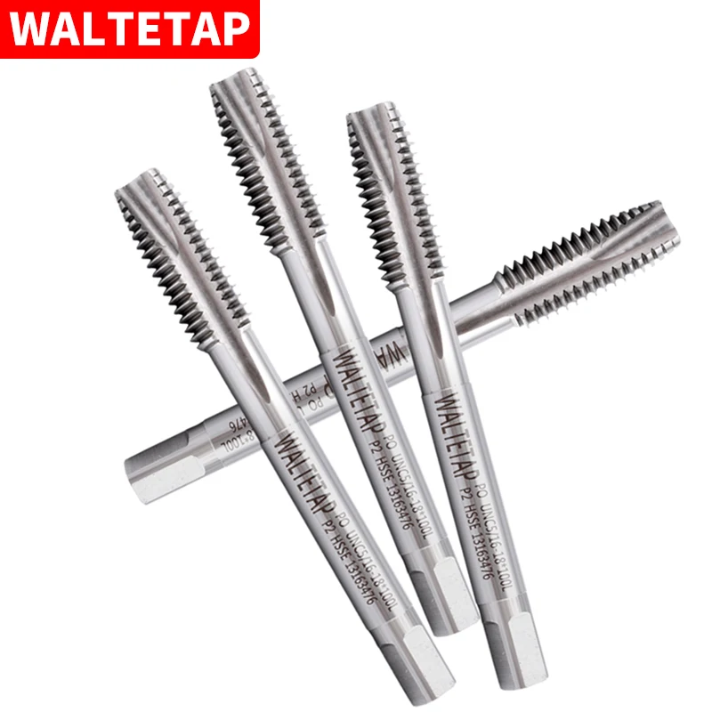 

HSSE-M35 Long Shank 100MM Spiral Pointed Tap UNC 4-40 6-32 8-32 1/4-20 5/16-18 3/8-16 UNF 10-32 3/8-24 Machine Fine Thread Taps