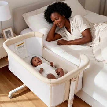 Portable Mesh Baby Bassinet 1