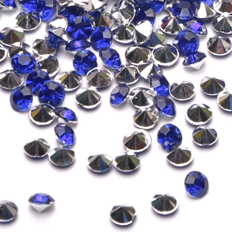 Acrylic Diamond Confetti Wedding Party Table Scatters Decoration 1000 pcs/lot 4.5mm 1/3Carat party decorations party supplies