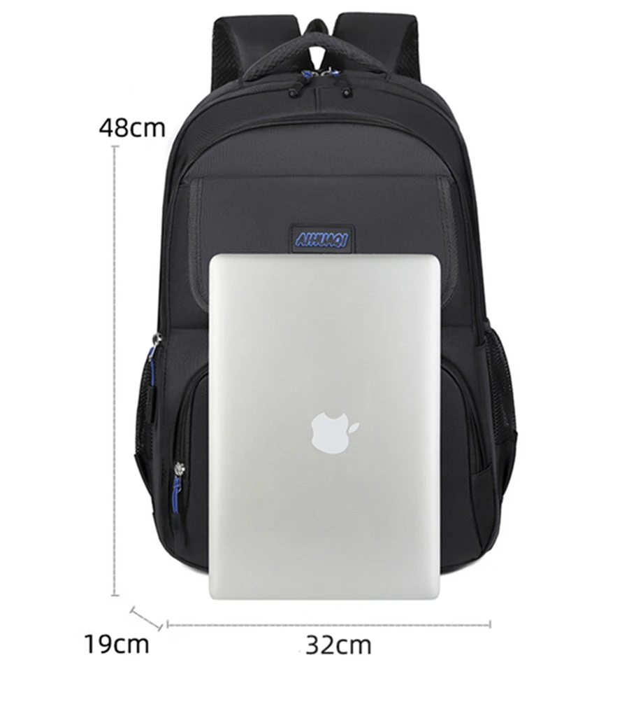 New Fashion Men Waterproof Backpack High Quality Large Capacity Handbag Simple Style Multi functional Backapcks For Men 5