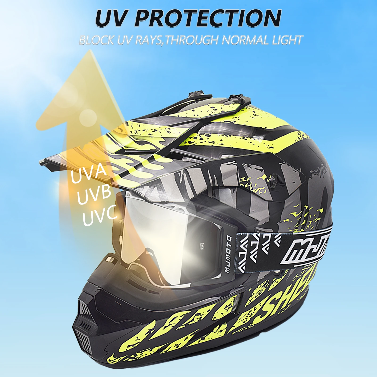 MJMOTO �귣�� ������� �Ȱ� ��Ʈ ����, UV ����, ����, ��ǳ, �����ε� ��Ű ����ũ�ν� ����, MX ATV DH 