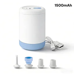 Portable Wireless Mini Electric Air Pump (White)