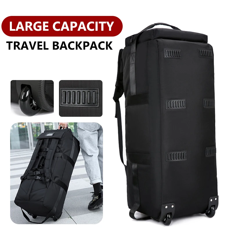 FoldableTravelingWheeledBagsUnisexUniversalTravelBagwithWheel