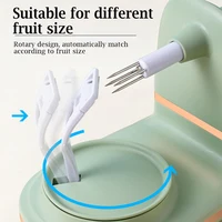 Hand-cranked Manual Fruit Peeler Multifunctional Apple Pear Kitchen Peeler Slicing Tool With Fruit Divider And Spare Blades 2