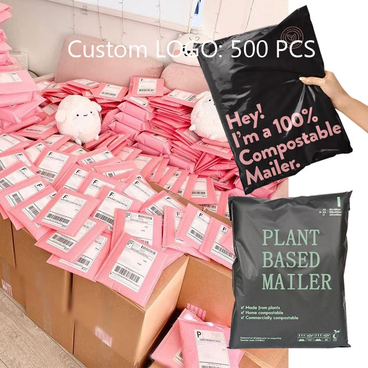 eco-friendly-biodegradabile-e-commerce-express-courier-flyer-plastica-affrancatura-cartella-stampata-personalizzata-poly-mailing-mailer-mail-bags