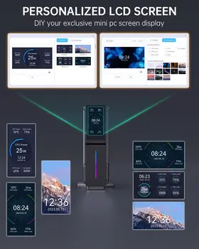 ACEMAGIC S1 Mini PC Gamer Windows 11 Intel 12th Alder Lake N97 DDR4 16GB 512GB WIFI6 Bluetooth 5.2 VGA Gaming Computer 2