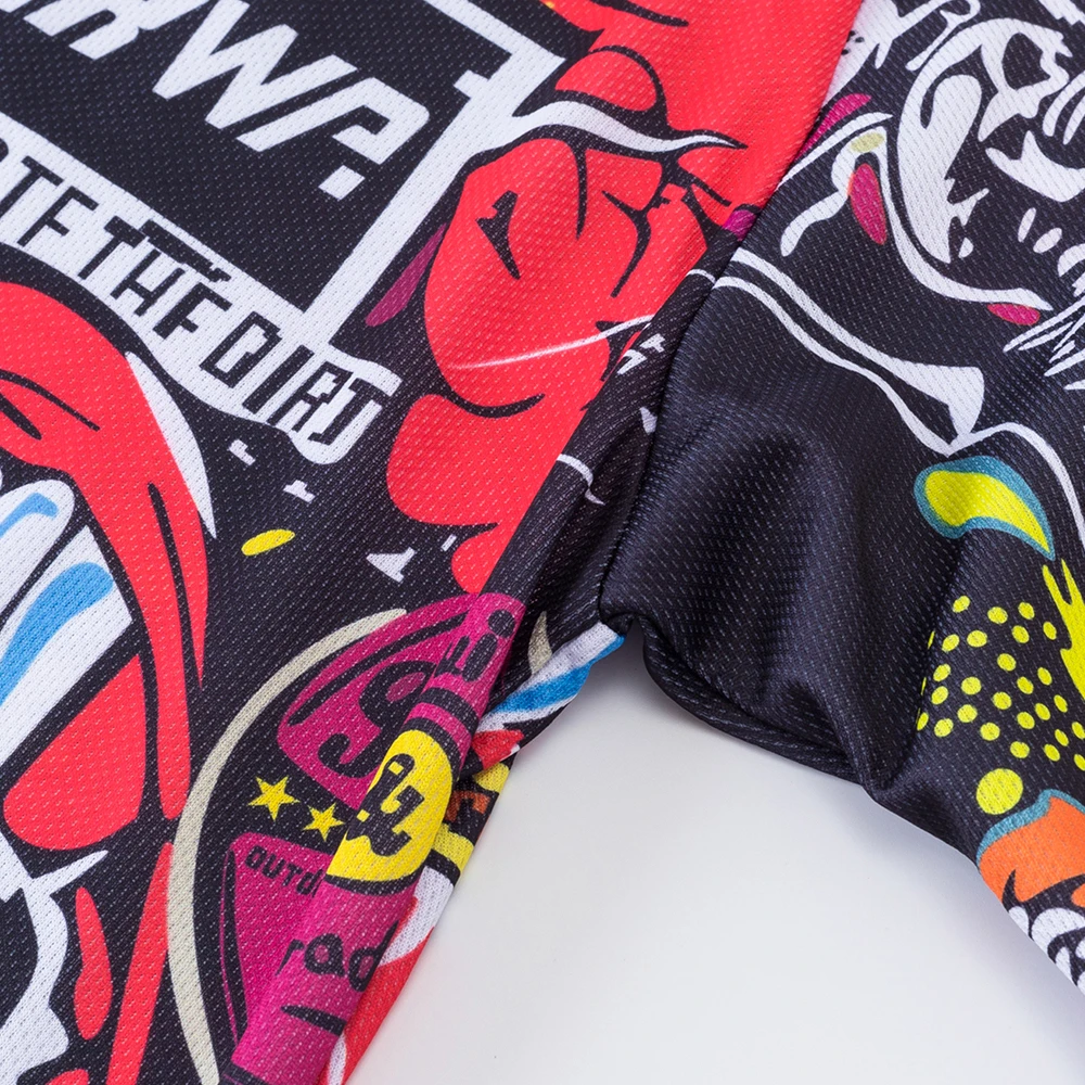 HISERWA Radtrikot Mountainbike-Bekleidung für Herren MTB-Trikot Motocross Hombre Motorrad-Radsport Crossmax Shirt Camiseta – Detail 6